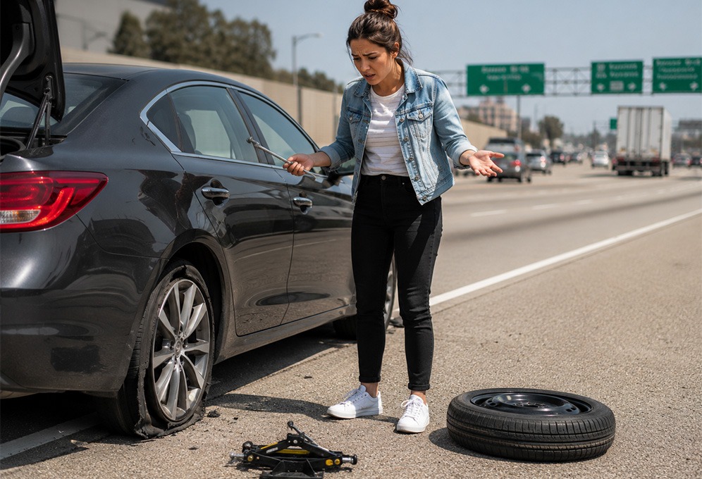 DIY Flat Tire Change