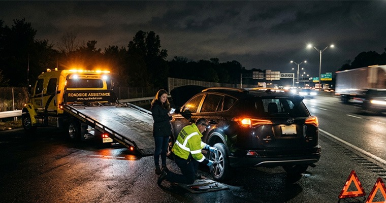 Call For Emergency Roadside Assistance