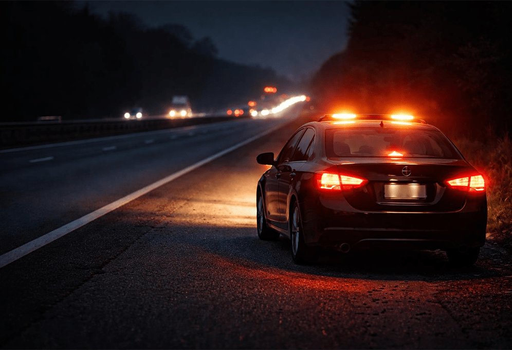 Nighttime towing services